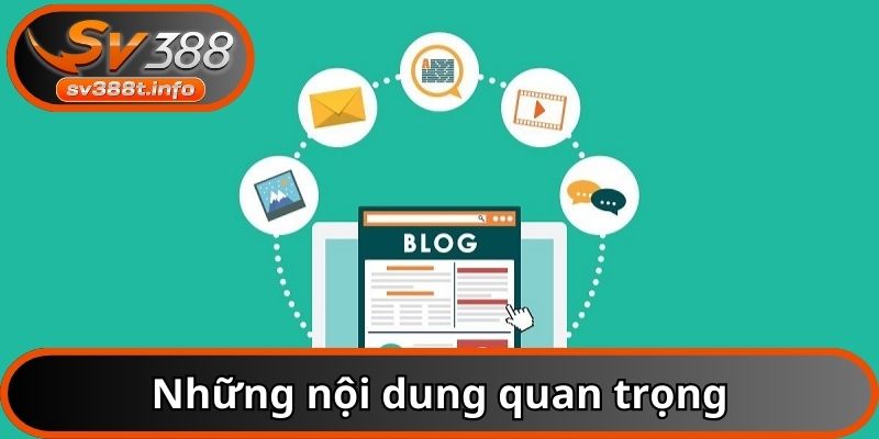 Những nội dung quan trọng